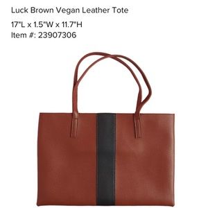 Vince Camuto Red Desert Color Totebag